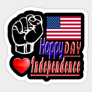 4TH OF JULY Independence Day in the United States Sticker